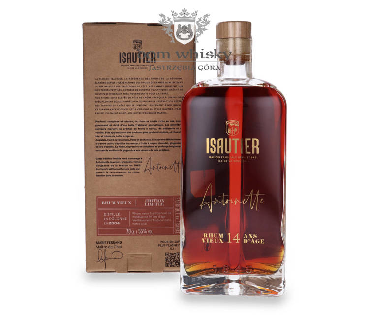 Isautier Antoinette 14-letni Rhum Vieux / 55% / 0,7l