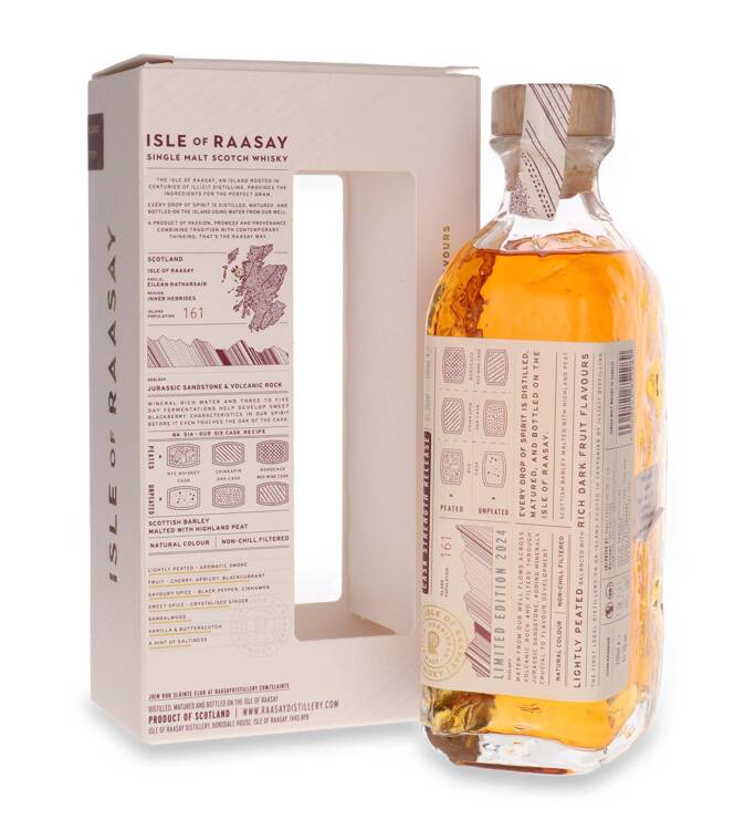 Isle of Raasay Cask Strength Lightly Prated / 52%/ 0,7	 