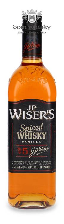 J.P. Wiser's Spiced Whisky Vanilla / 43% / 0,75l