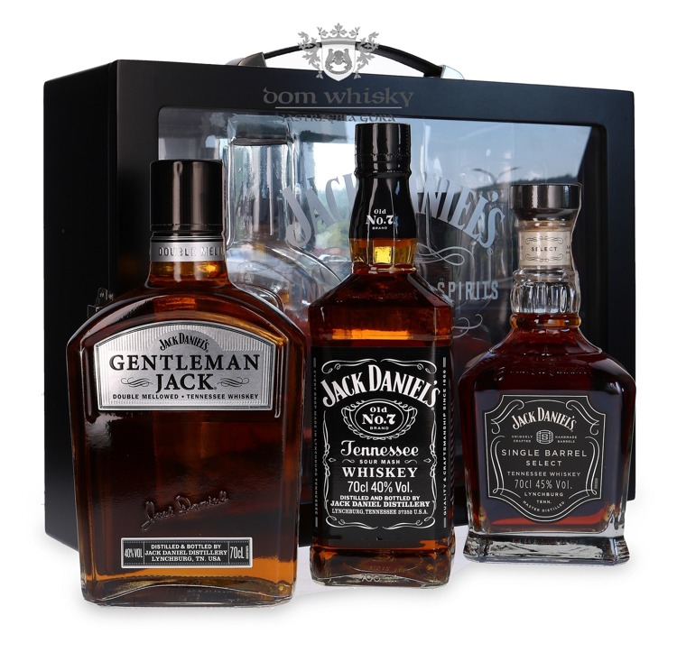Jack Daniel's Family of Brand’s 3 x 0,7l: 40%,/ 40%, / 45%