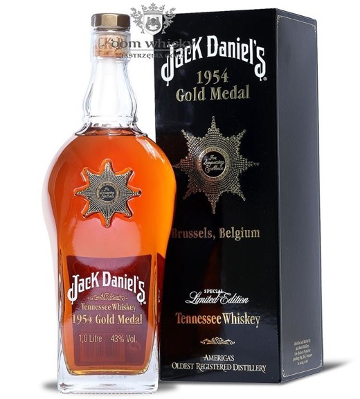 Jack Daniel's Gold Medal 1954, Brussels / 43% / 1,0l