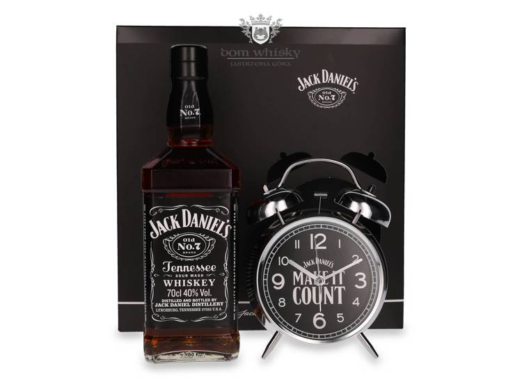 Jack Daniel's Old No.7 + Budzik / 40% / 0,7l