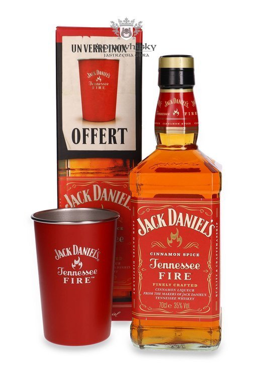 Jack Daniel’s Tennessee Fire + kubek / 35%/ 0,7l