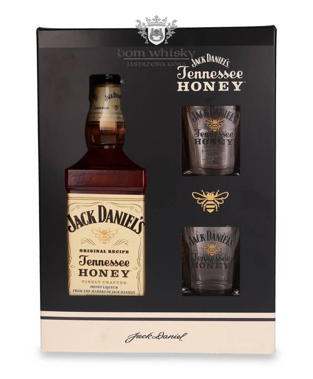 Jack Daniel’s Tennessee Honey (dwie szklanki gratis) / 35% / 0,7l	