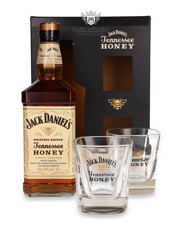 Jack Daniel’s Tennessee Honey (dwie szklanki gratis) / 35% / 0,7l	