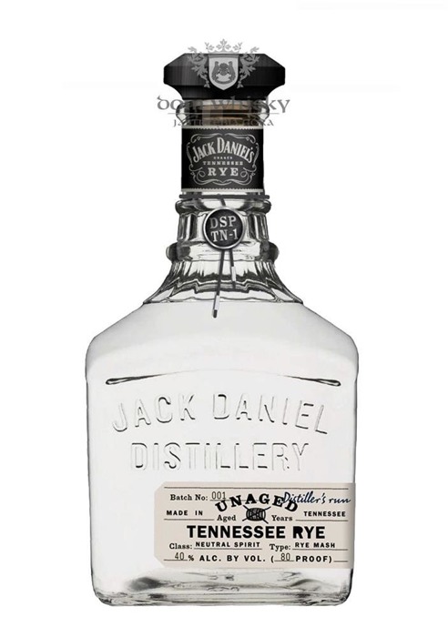 Jack Daniel's Unaged Tennessee Rye Batch 001 / 40% / 0,75l