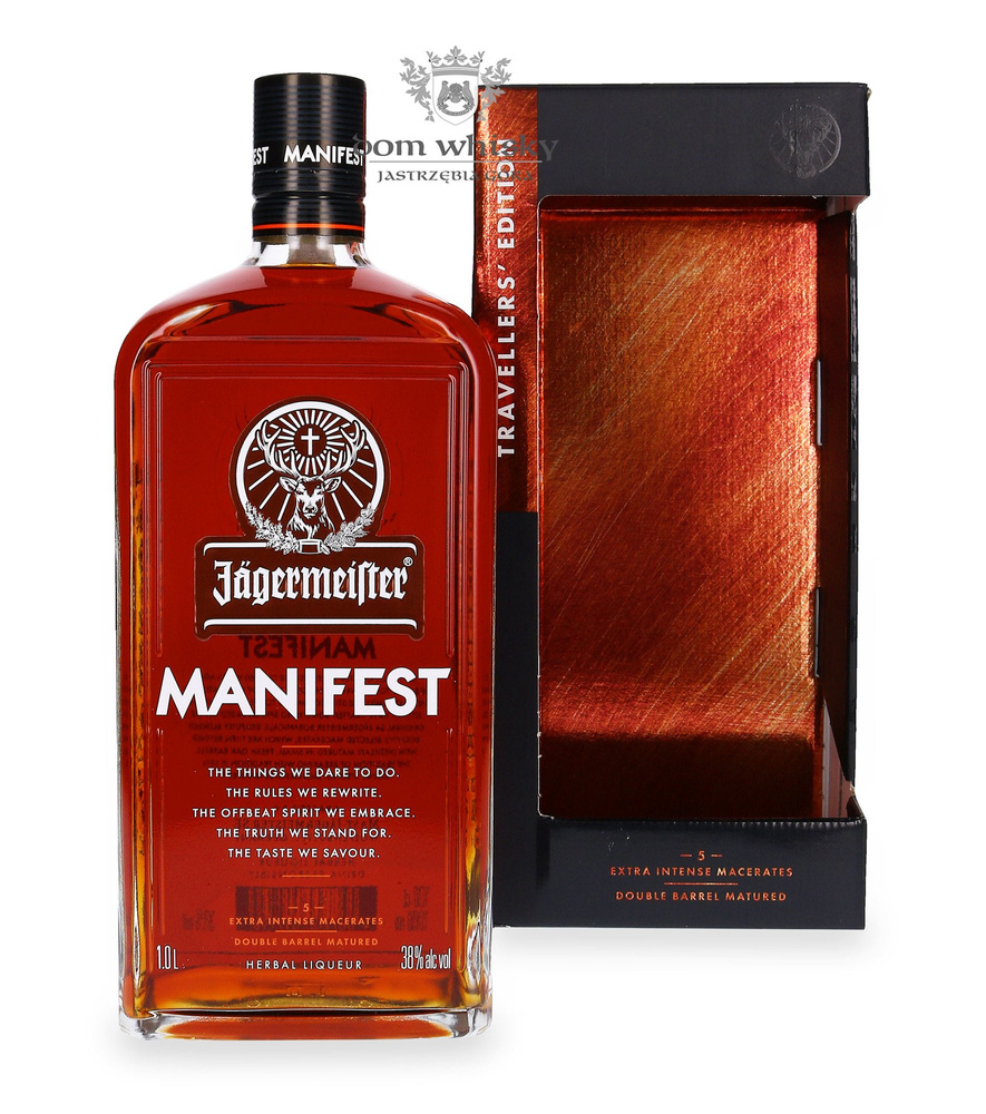 Jagermeister Manifest Double Barrel Matured / 38 / 1,0l Dom Whisky