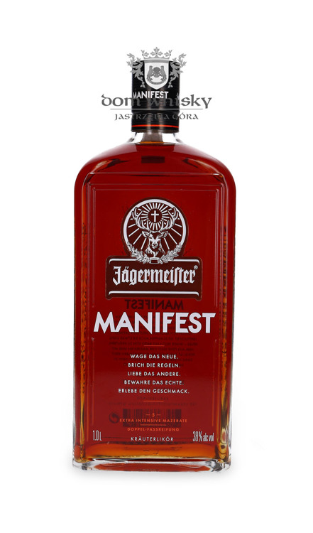 Jagermeister Manifest Double Barrel Matured / 38% / 1,0l