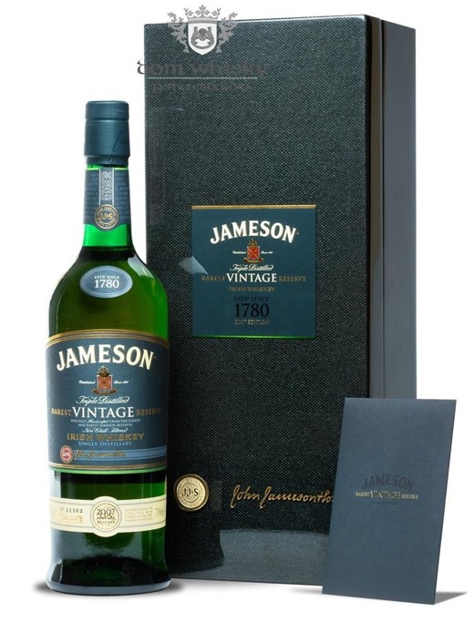 Jameson Rarest Vintage Reserve Bottled 2007 / 46% / 0,7l