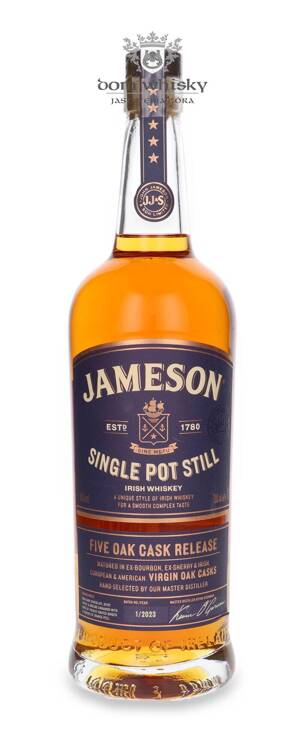 Jameson Single Pot Still Five Oak Cask Release / 46%/ 0,7l