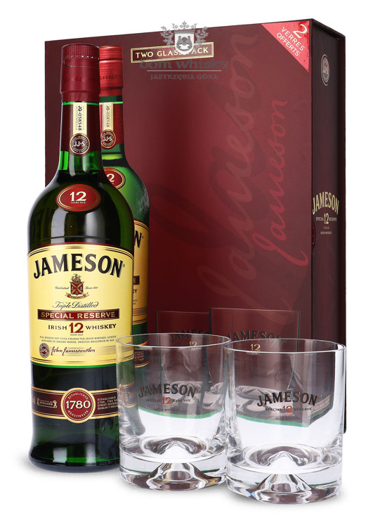 Jameson Special Reserve 12-letni (dwie szklanki gratis) / 40%/ 0,7l