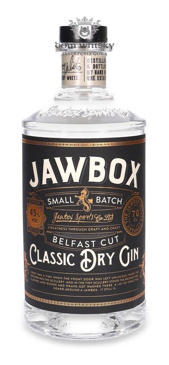 Jawbox Small Batch Classic Dry Gin Belfast Cut / 43%/ 0,7l	