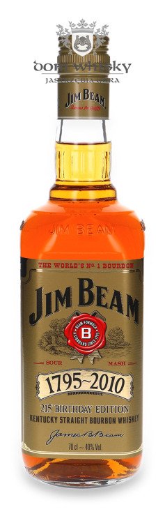 Jim Beam 215th Birthday Edition (1795-2010) / 40% / 0,7l	