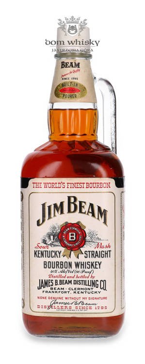 Jim Beam White Label (Bottled 1980s/1990s) / 40%/ 1,75l	