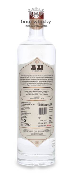 Jin Jiji High India Dry Gin / 43%/ 0,7l  	