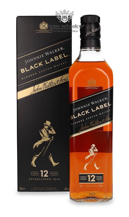 Johnnie Walker Black 12-letni / 40% / 0,7l