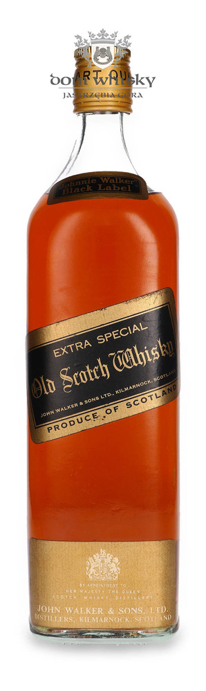 Johnnie Walker Black Label Extra Special (Bottled 1970s) / no abv/ one quart  		