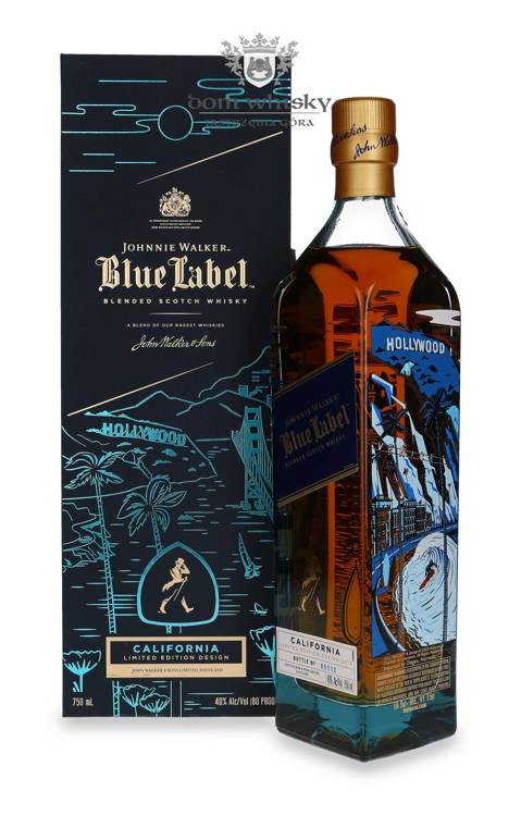 Johnnie Walker Blue Label California Limited Edition Design / 40%/ 0,75l