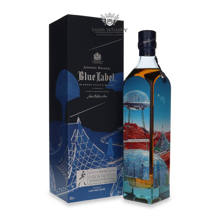 Johnnie Walker Blue Label Cities of the Future, City X Mars 2220 /40% /0,7l