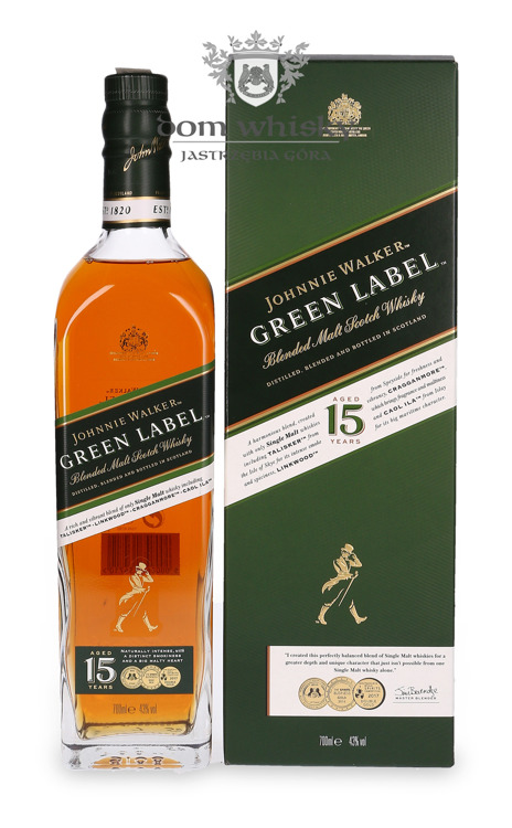 Johnnie Walker Green Label 15-letni Blended Malt / 43% / 0,7l