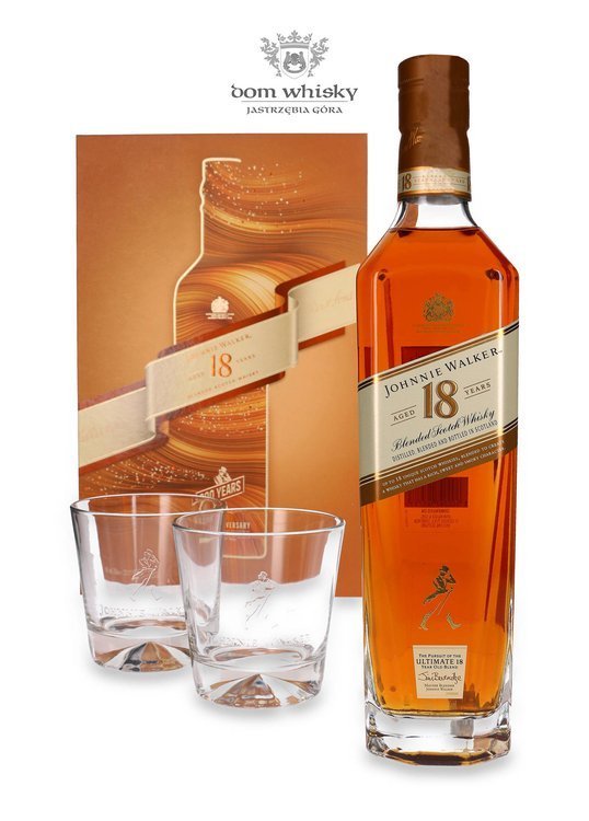 Johnnie Walker Ultimate 18-letni 200th Anniversary Edition (with 2 glasses) / 40%/ 0,7l