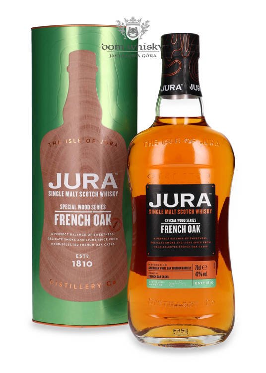 Jura French Oak Special Wood Series / 42%/ 0,7l + miniaturka Jura 12YO / 40% / 0,05l