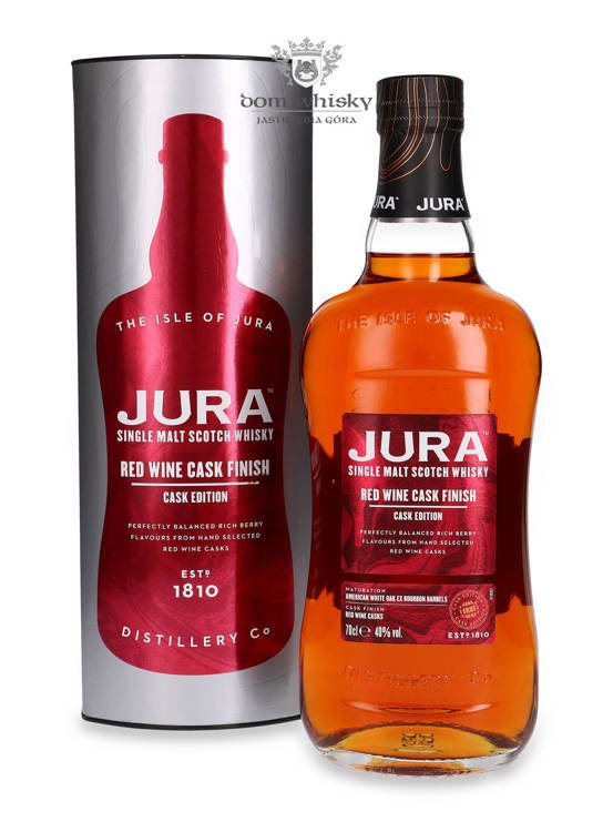 Jura Red Wine Cask Finish / 40%/ 0,7l + miniaturka Jura 12YO / 40% / 0,05l