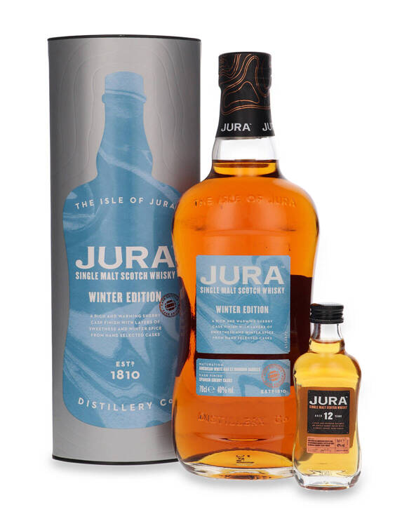 Jura Winter Cask Edition /40%/ 0,7l + miniaturka Jura 12YO / 40% / 0,05l