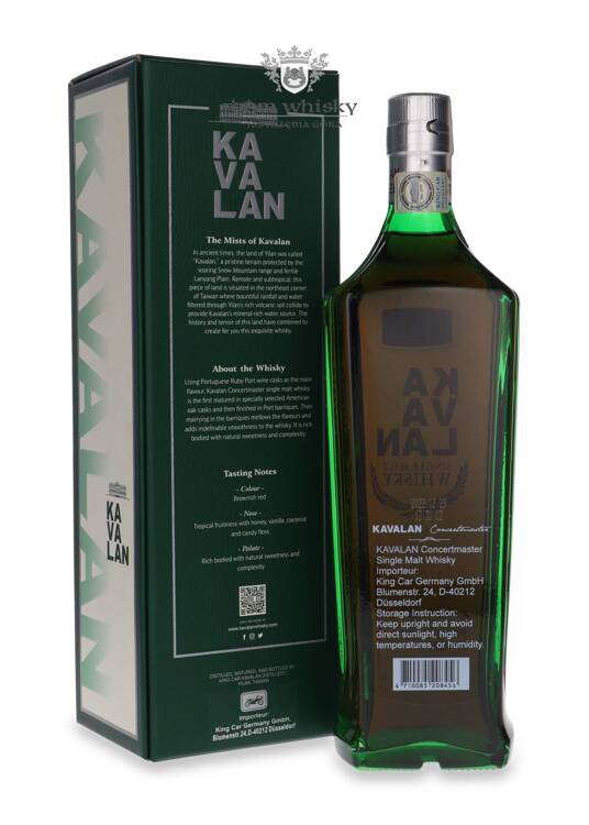 Kavalan Concertmaster Port Cask Finish / 40% / 0,7l