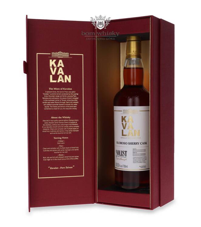 Kavalan Solist Oloroso Sherry Cask (Taiwan) / 53,2%/ 0,7l