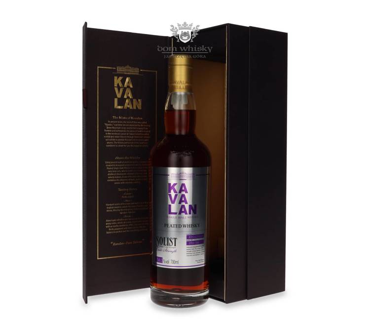 Kavalan Solist Peated Whisky / 54%/ 0,7l