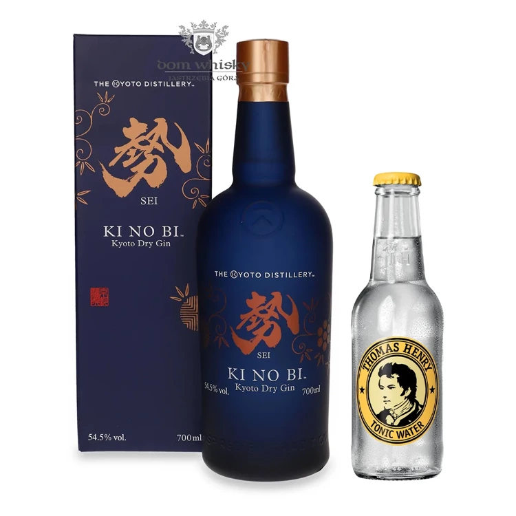 Ki No Bi Sei Kyoto Dry Gin / 54,5% / 0,7l + Thomas Henry Tonik Water w prezencie!