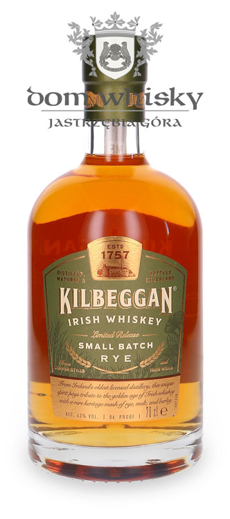 Kilbeggan Smal Batch Rye  / 43%/ 0,7l
