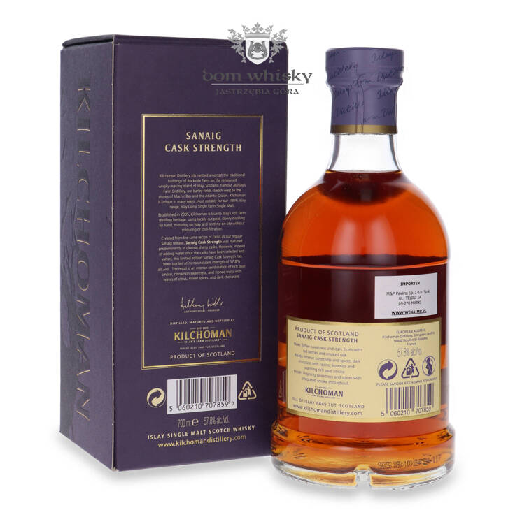 Kilchoman Sanaig Cask Strength 2024 Edition / 57,8% / 0,7l