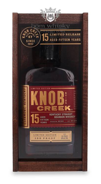 Knob Creek 15-letni Straight Bourbon Limited Edition / 50%/ 0,75l