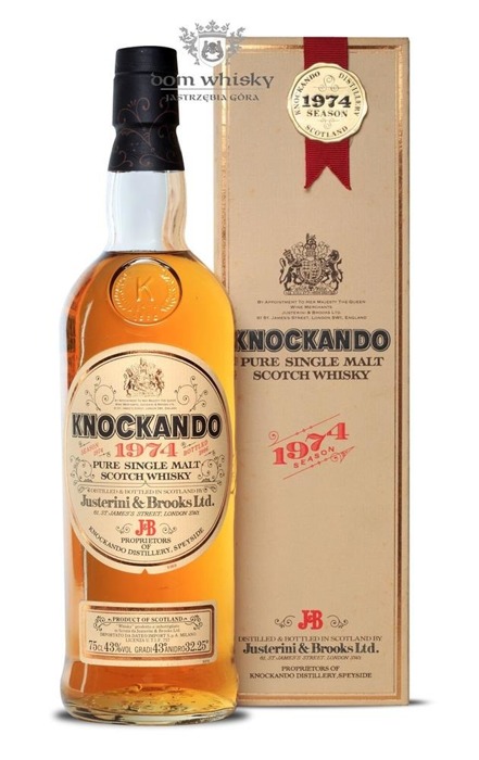 Knockando 1974 Season (Bottled 1986) /43%/ 0,75l