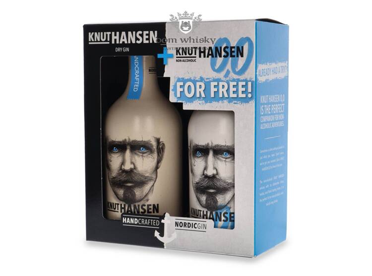 Knut Hansen Dry Gin + Knut Hansen Alkohol Free / 42% / 1,0l