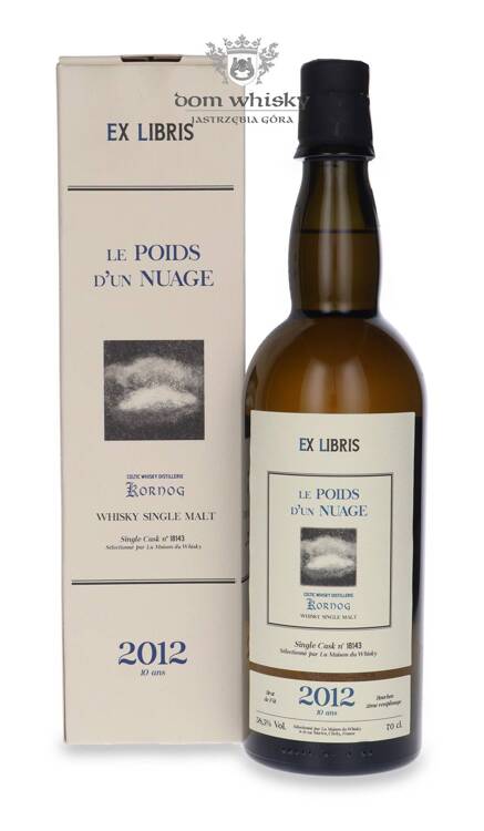 Kornog 2012, 10-letni Ex Libris Le Poids D'un Nuage LMDW / 58,5%/ 0,7l