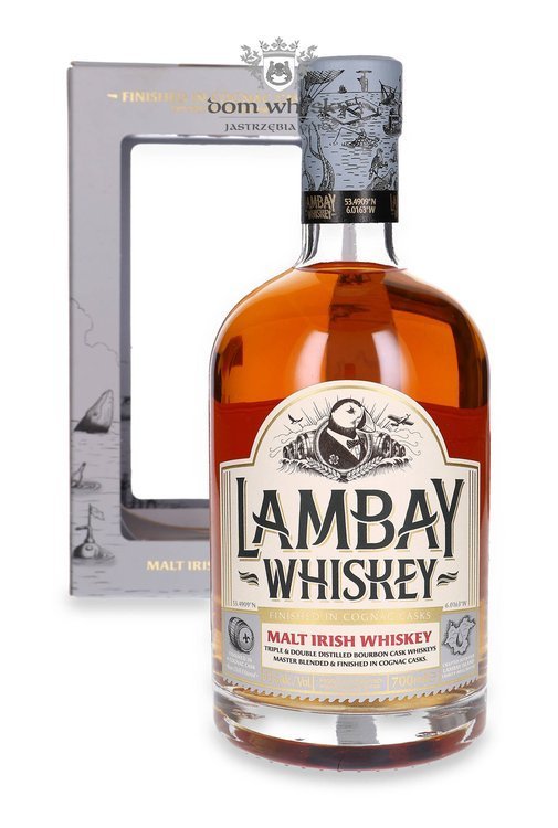 Lambay Malt Irish Whiskey  Finished in Cognac Casks / 43%/ 0,7l