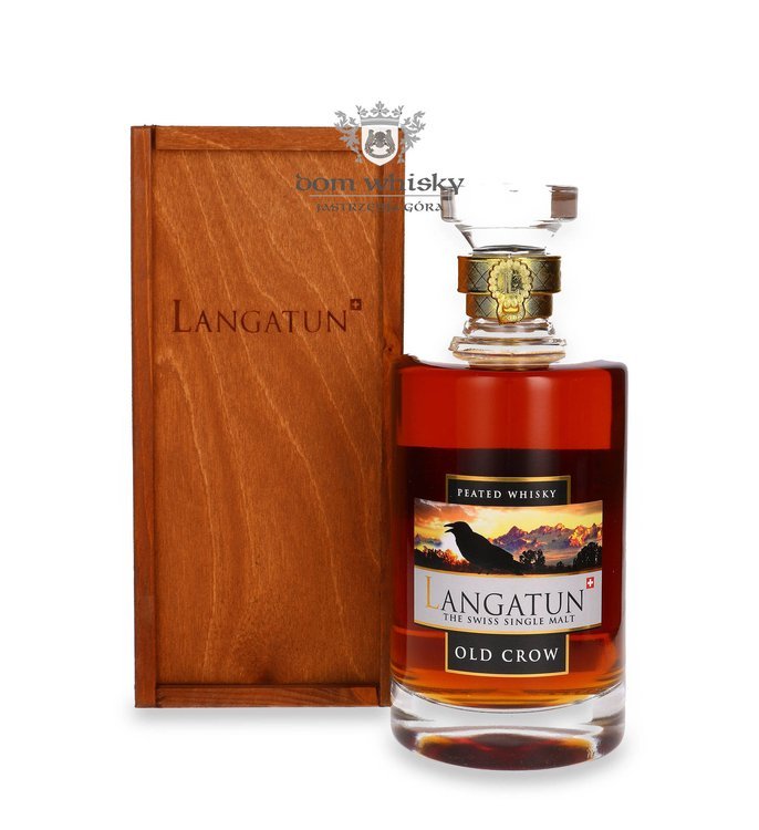 Langatun Old Crow Peated Single Malt Whisky / 46%/ 0,5l