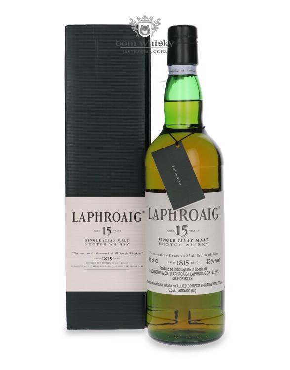 Laphroaig 15-letni (Bottled 1990s/2000s) Allied Domecq Board 2000 / 43% /0,7l	
