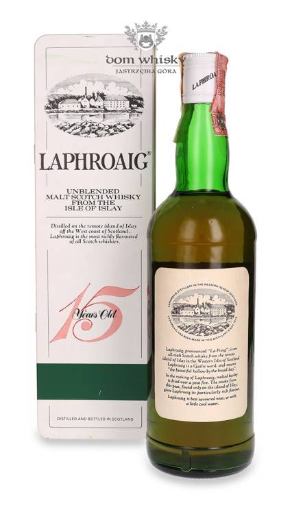 Laphroaig 15-letni Unblended Islay Malt (Bottled for Francesco Cinzano & C.) / 43% / 0,75l