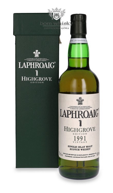 Laphroaig 1991 Vintage Highgrove Edition / 43%/ 0,7l