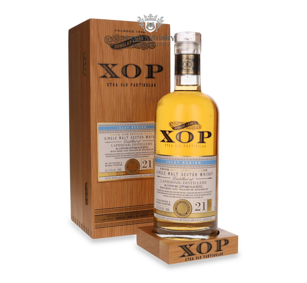 Laphroaig 21-letni (D.1998, B.2019) Douglas Laing’s XOP / 53,4% /0,7l