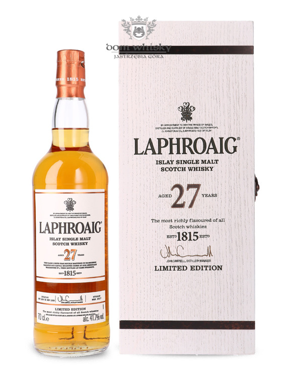 Laphroaig 27-letni (Bottled 2017) / 41,7%/ 0,7l