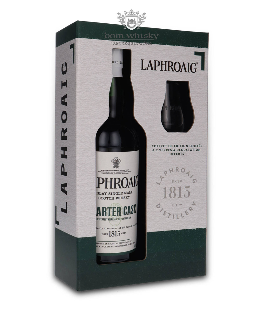 Laphroaig Quarter Cask + 2 szklanki / 48% / 0,7l