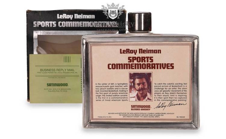 LeRoy Neiman Basketball Sports Commemoratives Satinwood Whiskey Decanter/43%/0,75l