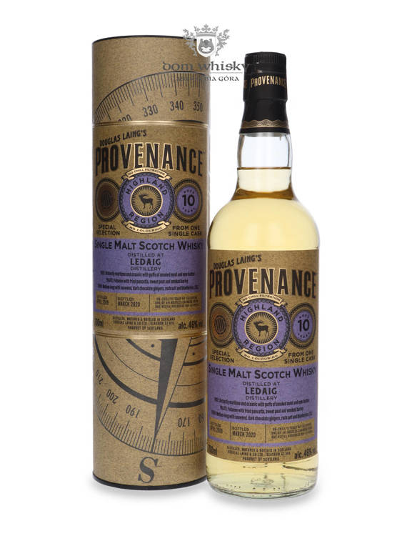 Ledaig 10-letni (D.2009, B.2020) Douglas Laing’s Provenance / 46%/ 0,7l