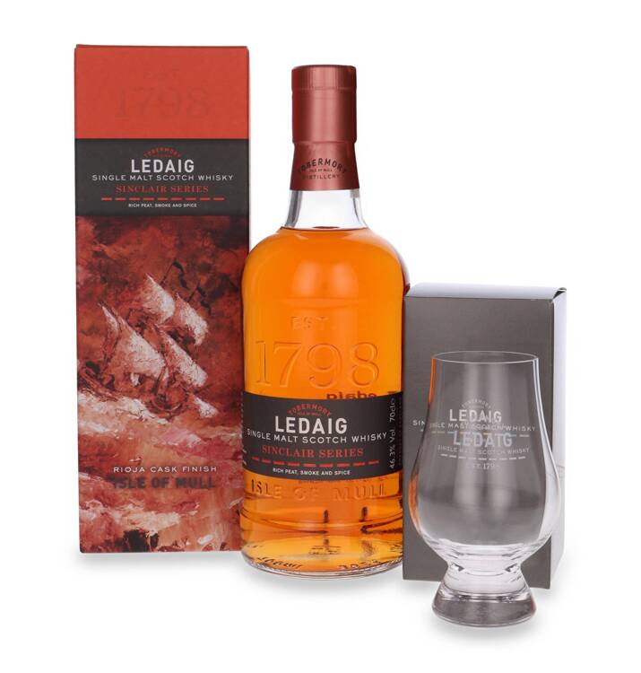 Ledaig Rioja Cask Finish Sinclair Series  / 46,3%/ 0,7l	+ glencairn