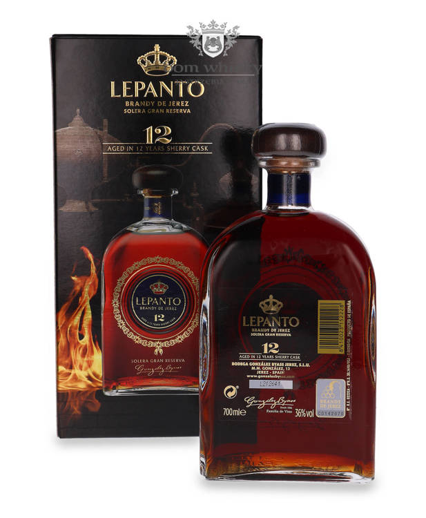 Lepanto 12-letnia Brandy de Jerez Solera Gran Reserva / 36% / 0,7l